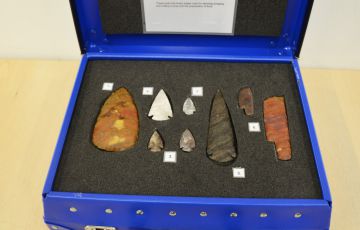 Photo of stone age artefacts