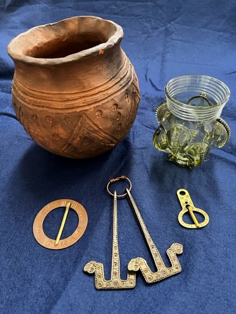 Photo of Anglo-Saxon artefacts