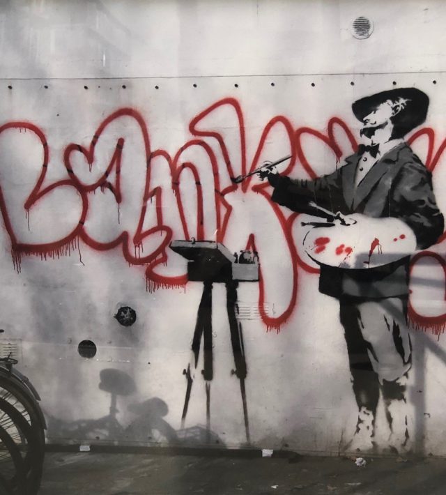 Photo of a Banksy artwork