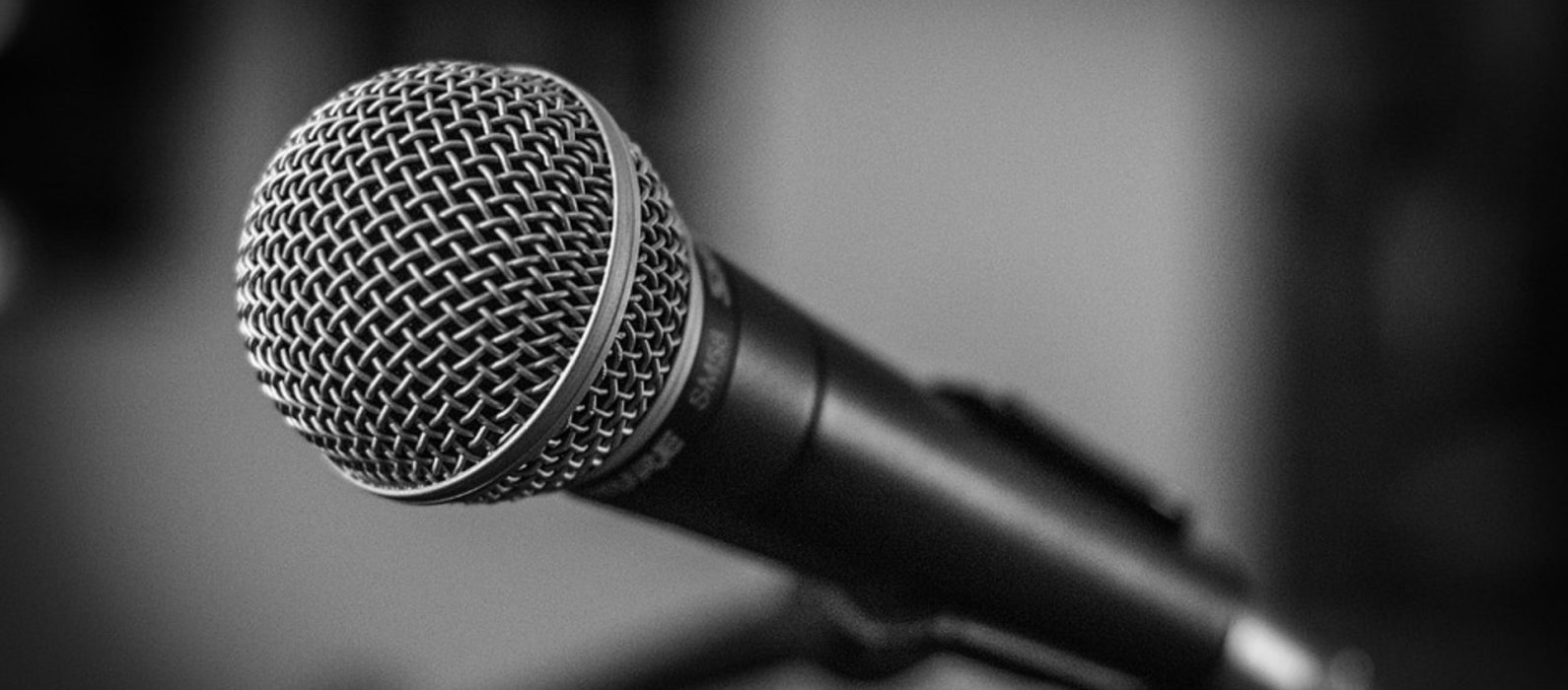 Photo of a microphone