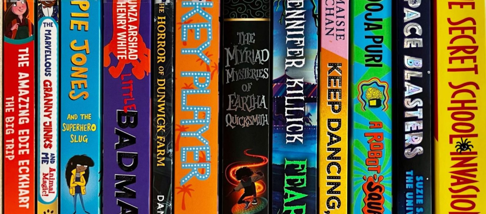 Photo of book spines