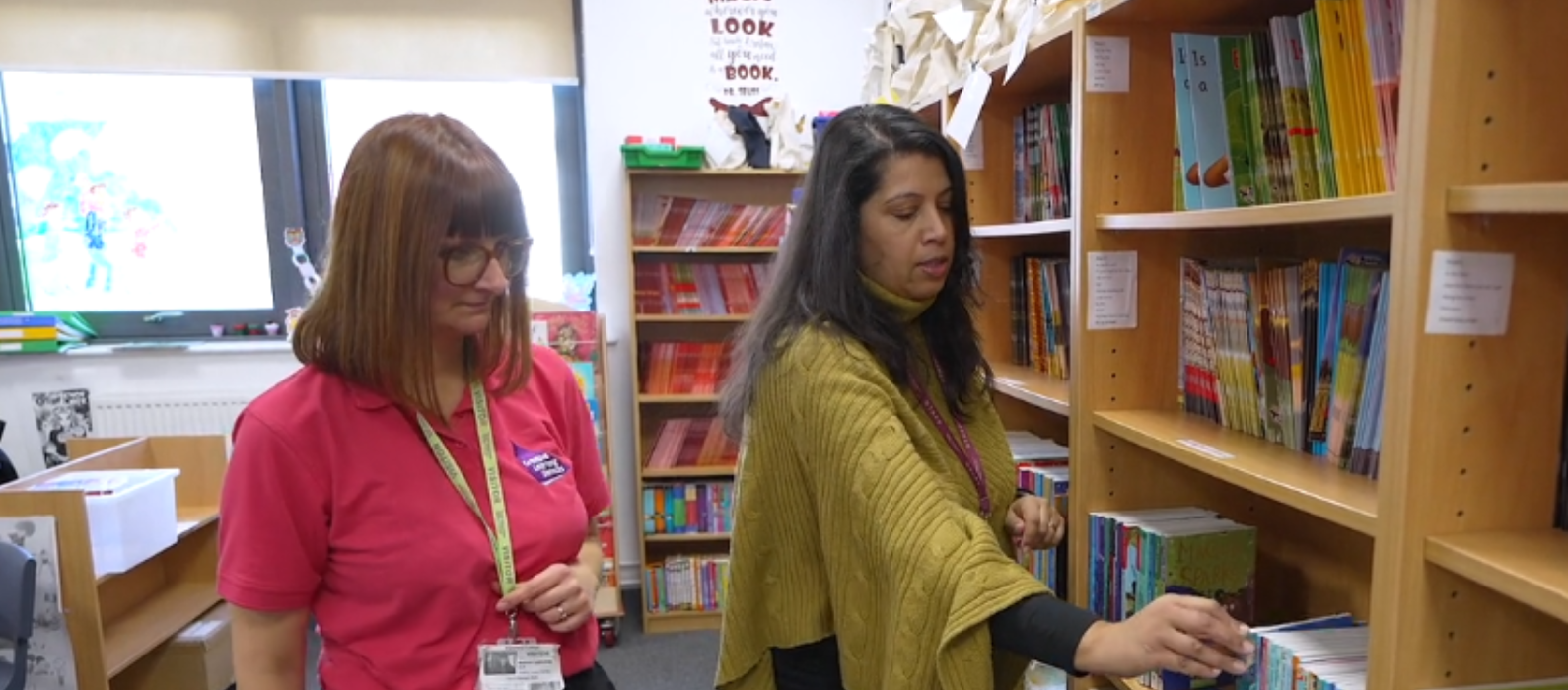 Images of two librarians