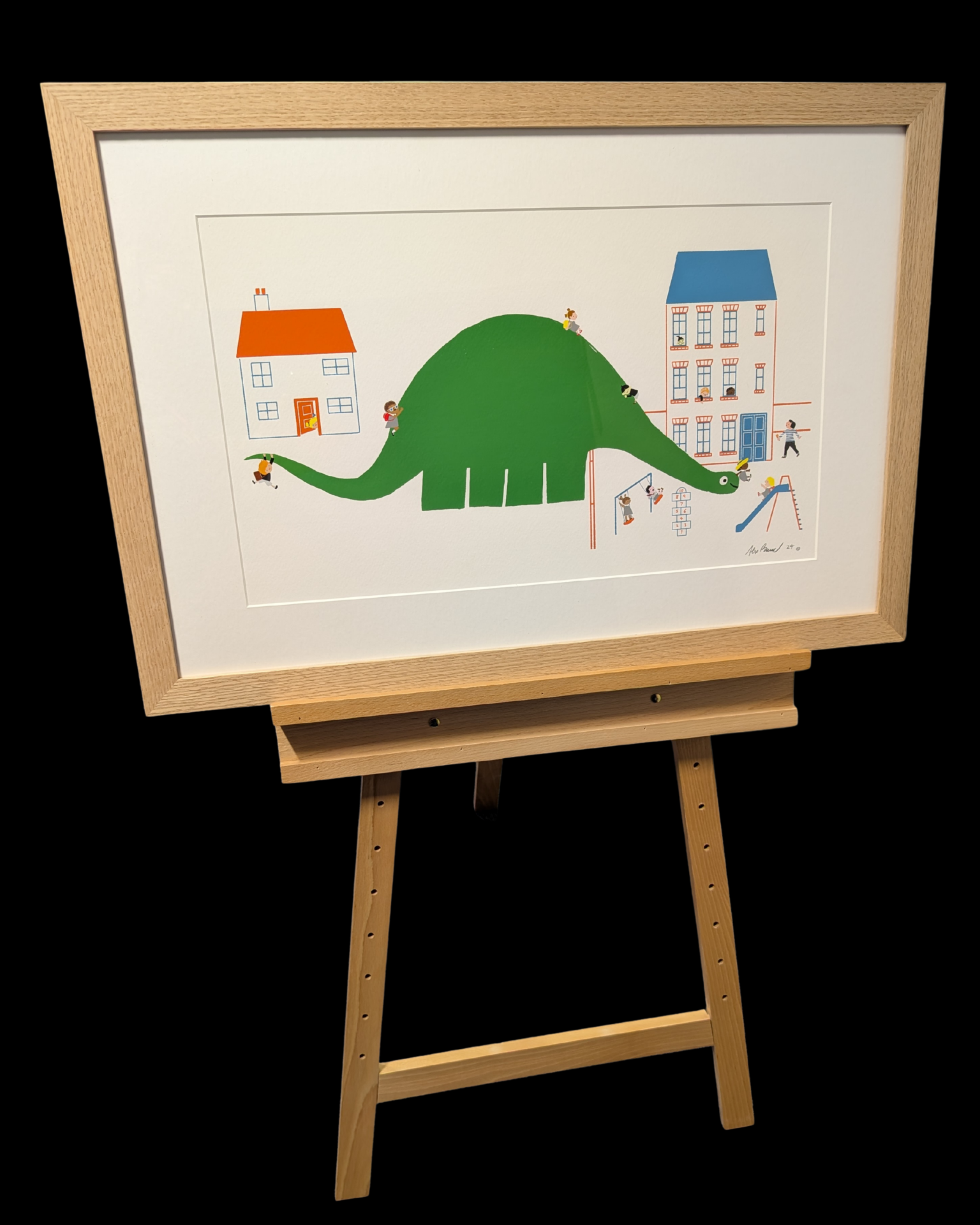 Artwork of a dinosaur