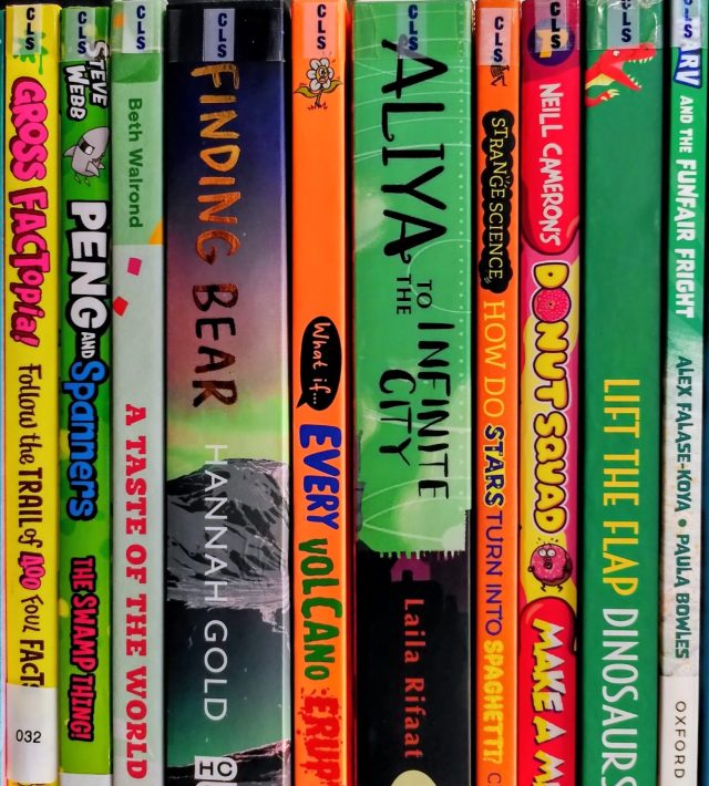 Image of book spines