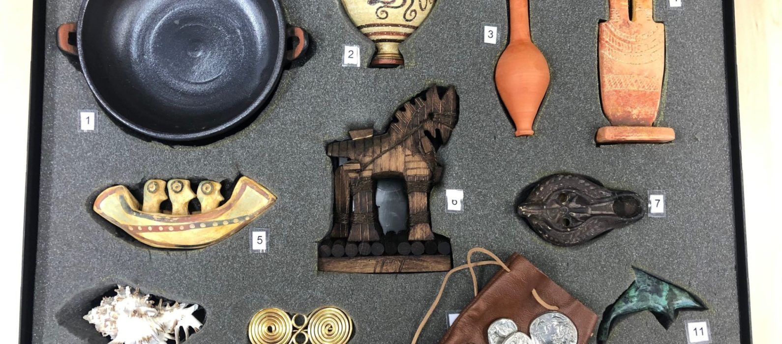 Photo of some Greek artefacts