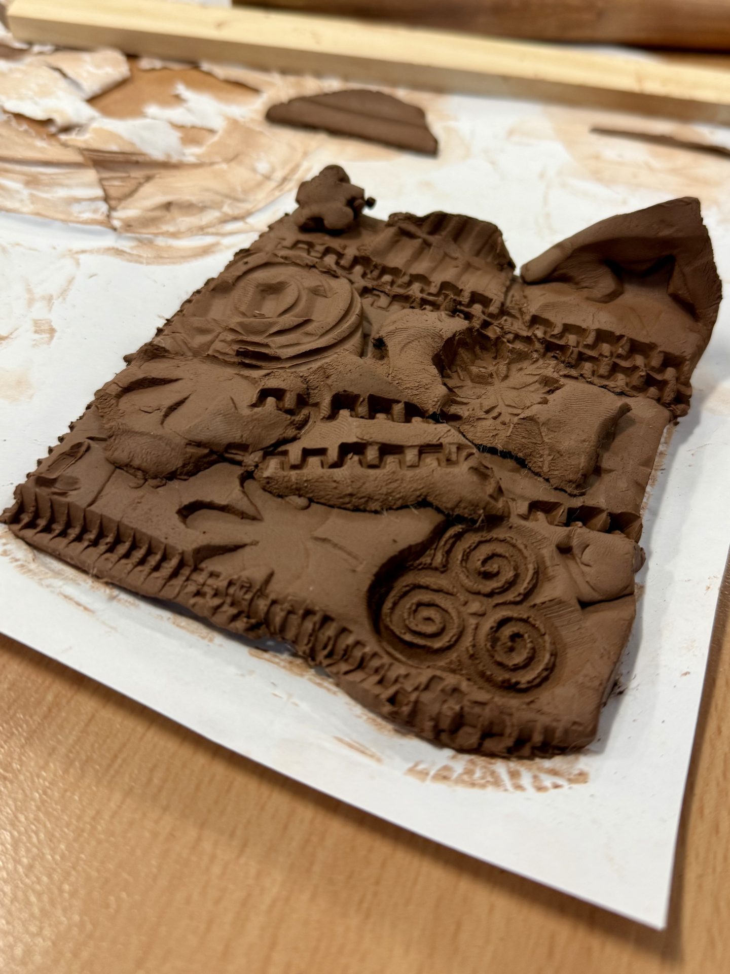 Image of a clay tile